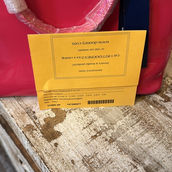 NWT Dooney & Bourke Pink Patent Leather Handbag - Picture 7 of 10